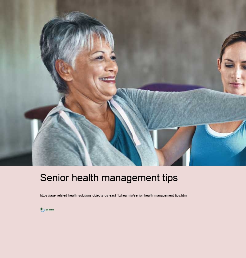 Senior health management tips
